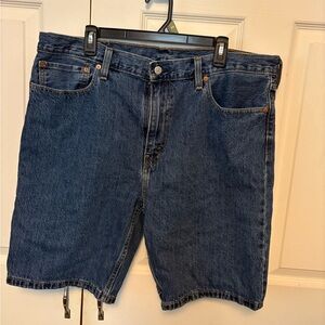 Levi's Dark Blue Jean Shorts